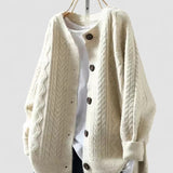 Gaëlle - Chic Braided Cardigan