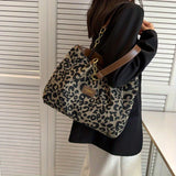 Élise - Stylish Leopard Print Tote