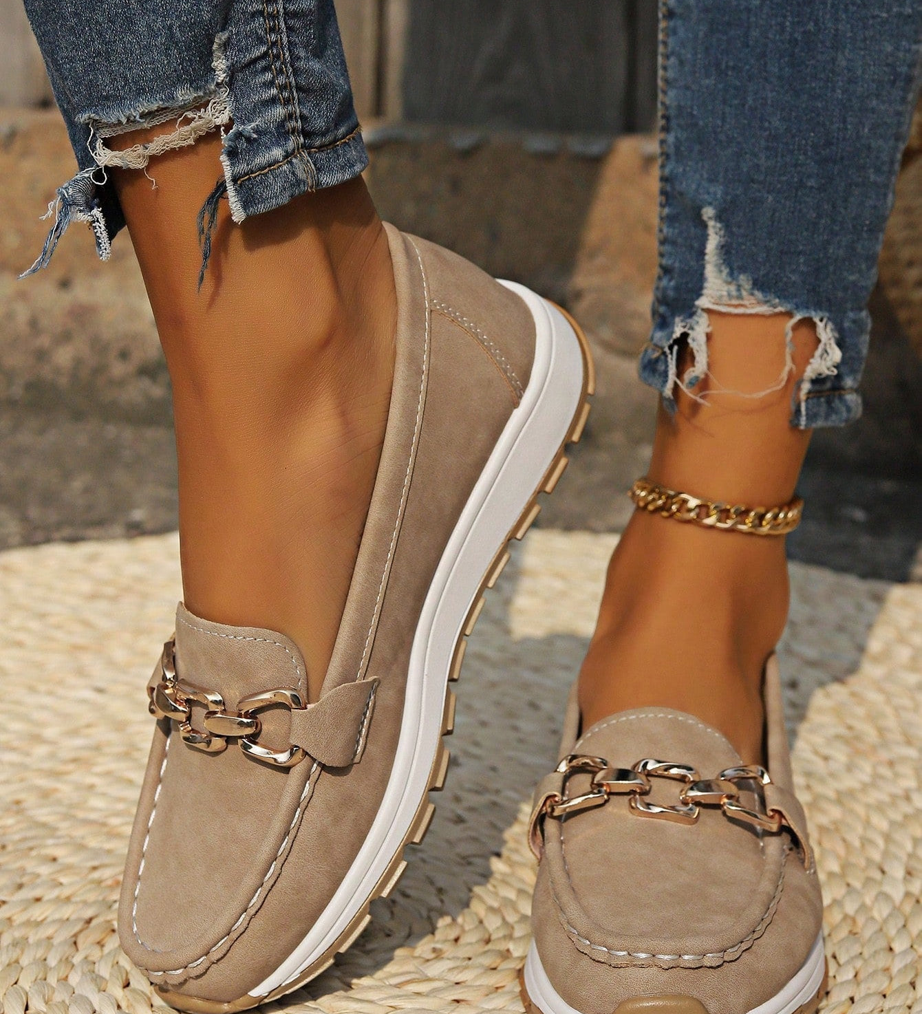 Aoibhín - Buckled Flat Shoes - Charlotte & Willow, styled look
