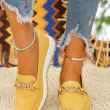 Sarah - Buckled Flat Shoes