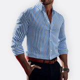 Delphine - Timeless Striped Button-Up