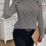 Maëlle - Stylish Twisted Knit Pullover