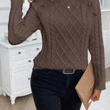 Maëlle - Stylish Twisted Knit Pullover