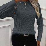 Maëlle - Stylish Twisted Knit Pullover
