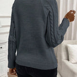 Maëlle - Stylish Twisted Knit Pullover