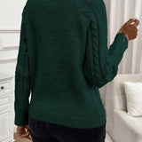 Maëlle - Stylish Twisted Knit Pullover