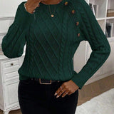 Maëlle - Stylish Twisted Knit Pullover