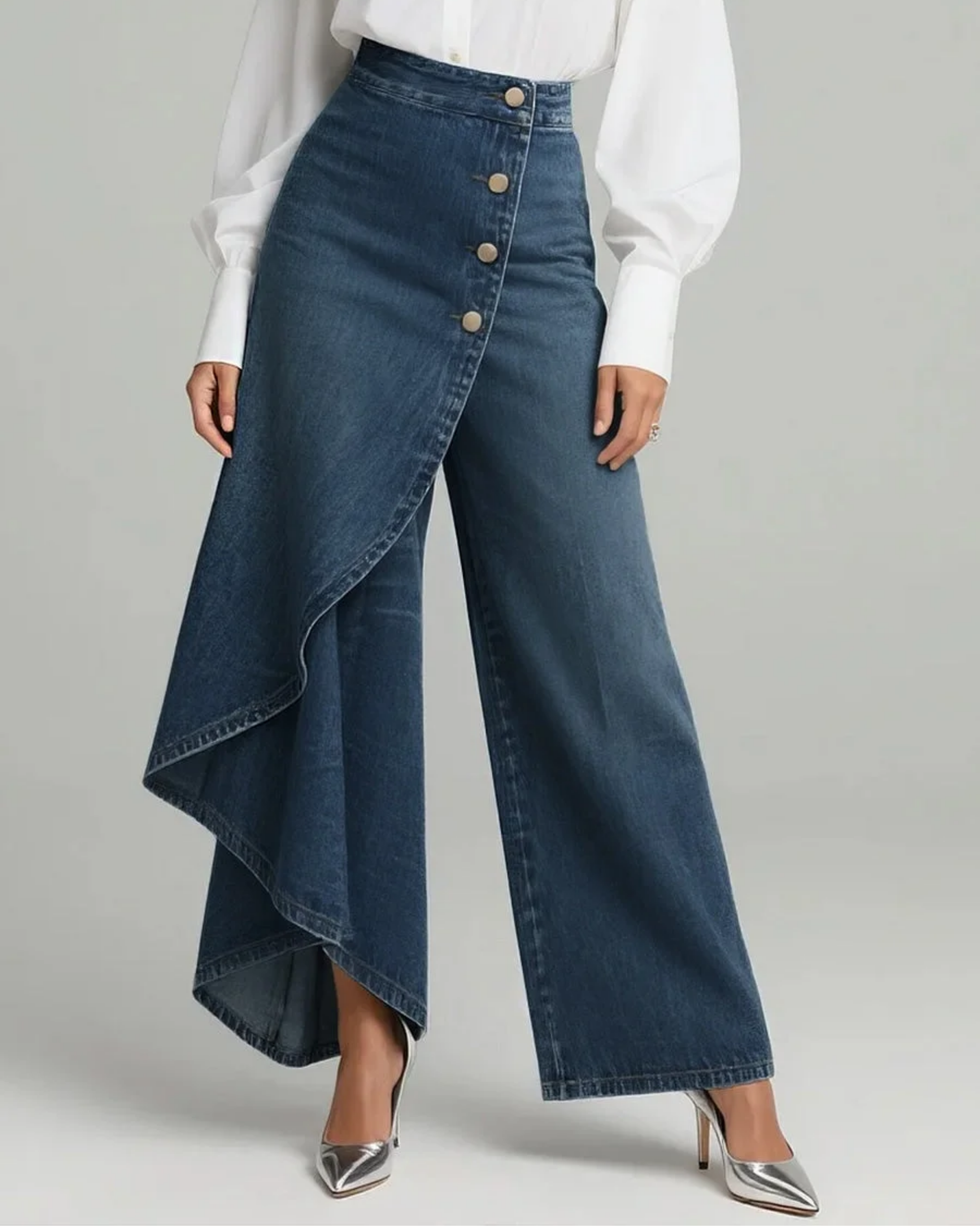 Maya | Asymmetrical Skirt Pants