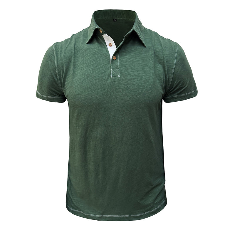 Malachy Timeless Elegant Polo - Charlotte & Willow, detail