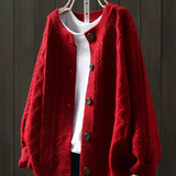 Gaëlle - Chic Braided Cardigan