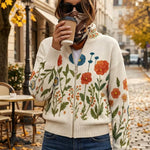 Eavan Summer Meadow Cardigan - Charlotte & Willow, front view