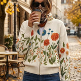 Eavan Summer Meadow Cardigan - Charlotte & Willow, front view