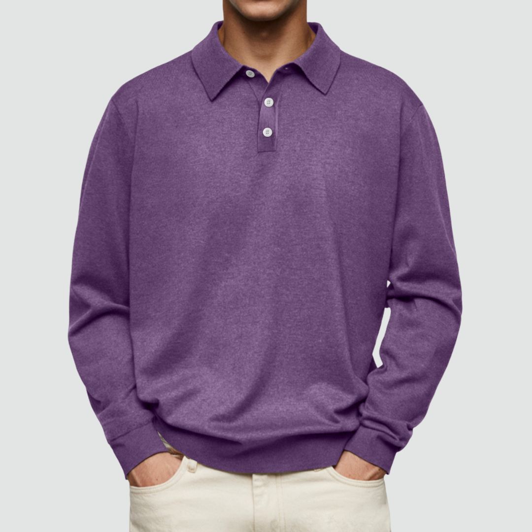 Tadhg Stylishly Sophisticated Polo - Charlotte & Willow, detail