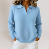 Olivia™ | Soft Knit Sweater with Collar