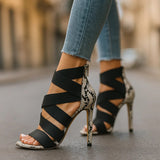 Céline - Chic Snake Print Heels