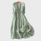 Céline - Elegant Long Minimalist Dress