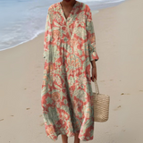 Margot - Floral Print Cotton Dress