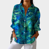 Aoibhinn - Light and Vibrant Printed Blouse