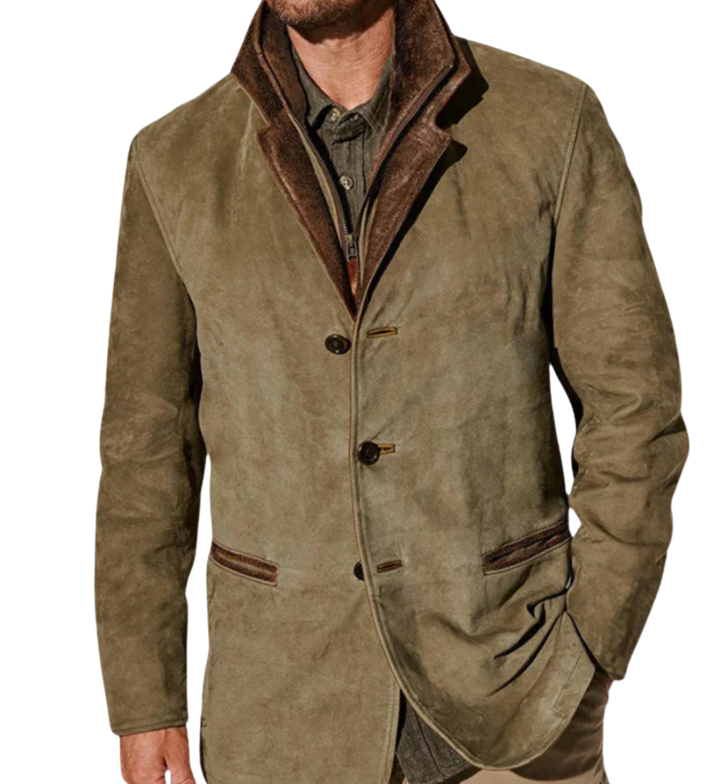 Fionn Timeless Vintage Elegance Coat - Charlotte & Willow, detail