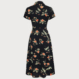 Céline - Midi Dress with Floral Print