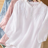 Clara - Stylish Cotton Blouse