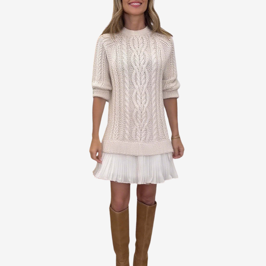 Gráinne - Chic Dress - Charlotte & Willow, front