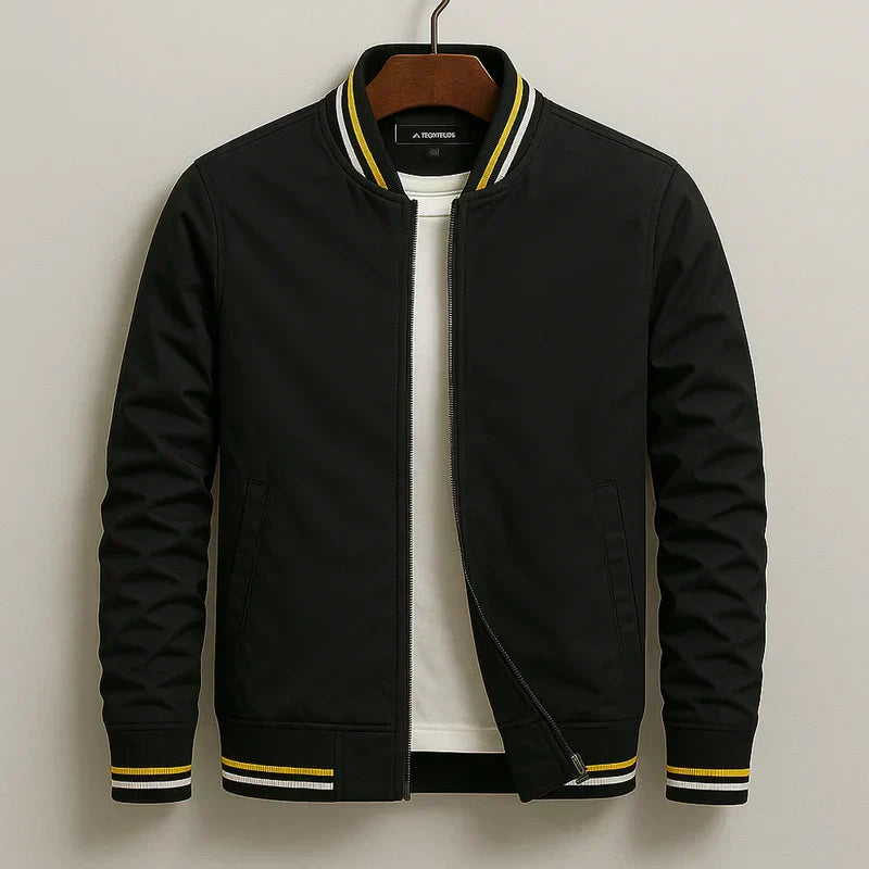 Fionn Chic Bomber Jacket - Charlotte & Willow, detail