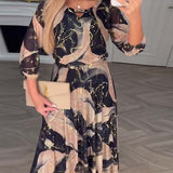 Elegant chiffon dress