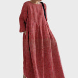 Anaïs - Elegant Long Red Gown
