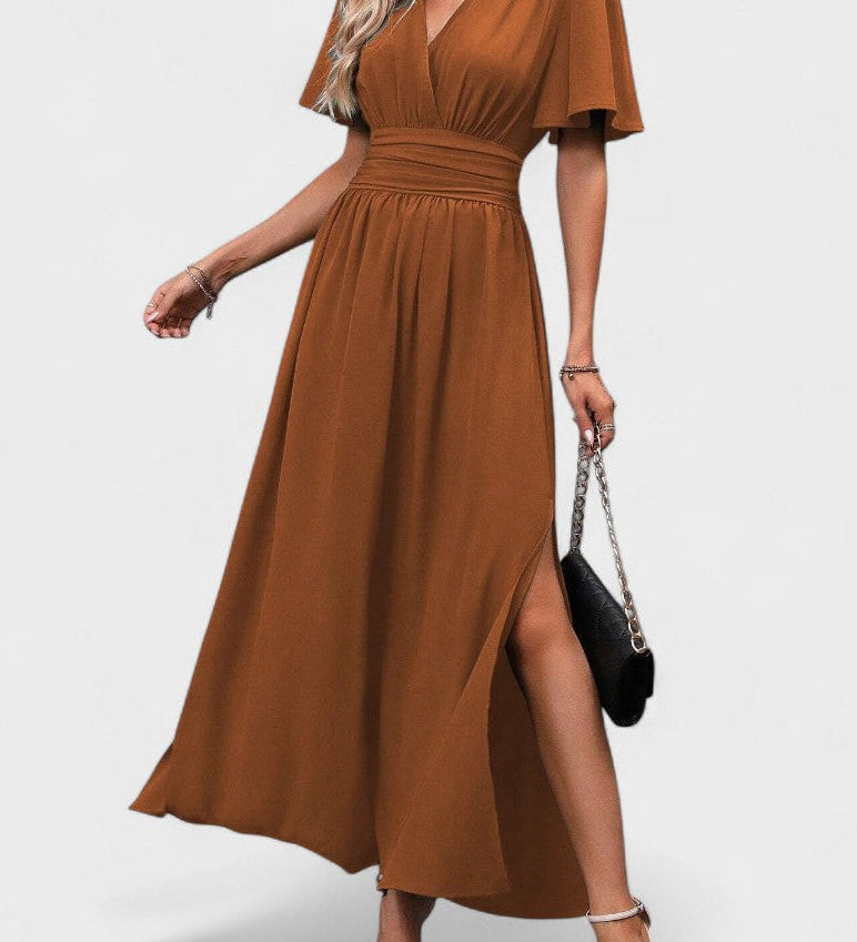 Aoibhe - Sophisticated Maxi Dress - Charlotte & Willow