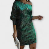 Sarah - Chic Sequin Evening Gown