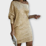 Sarah - Chic Sequin Evening Gown