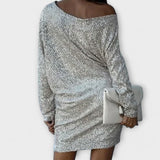 Sarah - Chic Sequin Evening Gown
