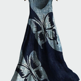 Solène - Dress with Butterfly Print