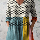 Orla V Neck Long Blouse - Charlotte & Willow