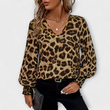 Lucie - Animal Print Blouse