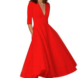 Sarah - Chic Midi Dress