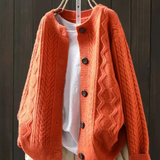 Gaëlle - Chic Braided Cardigan