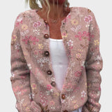 Anaïs - Chic Floral Knit Cardigan