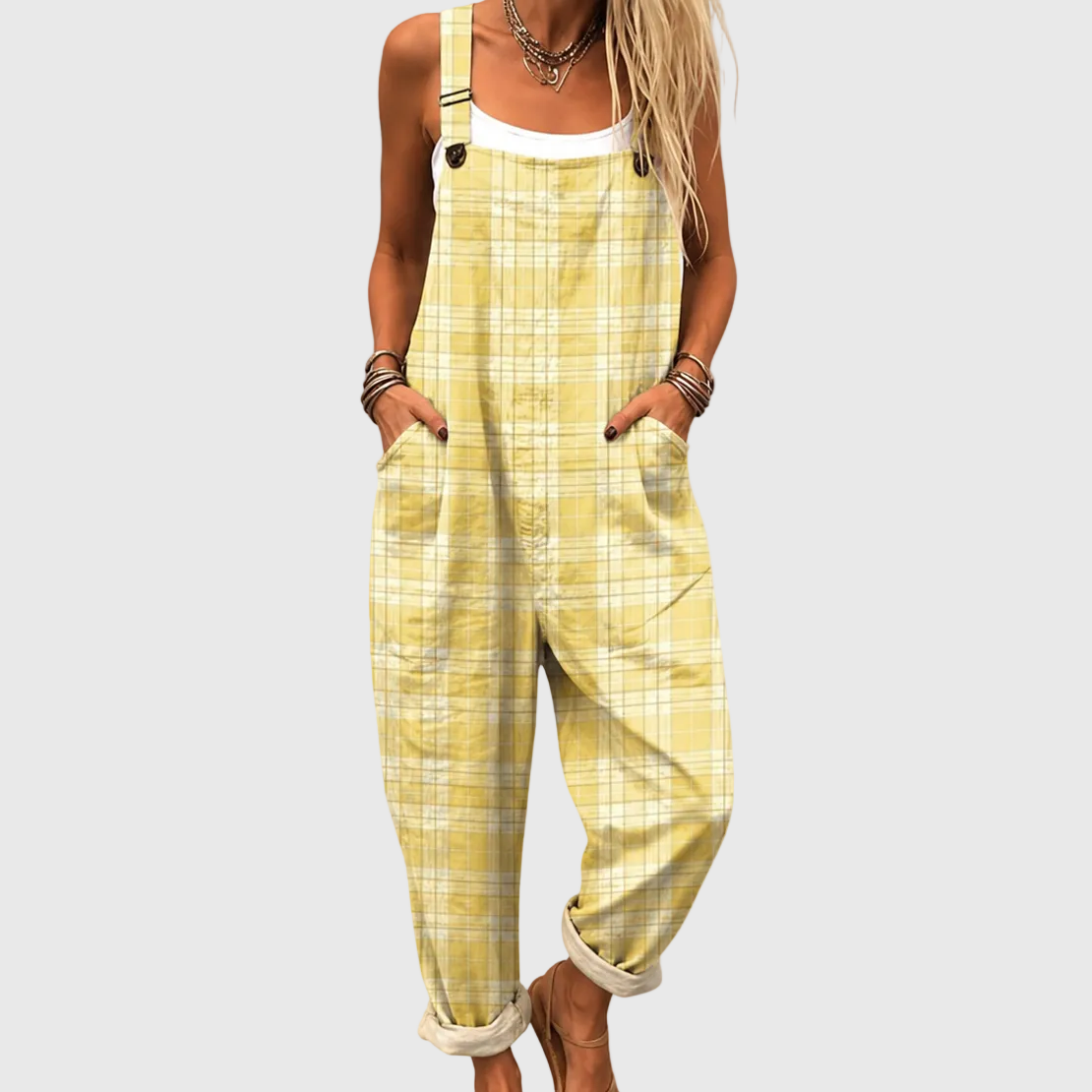 Pastel Yellow Scottish Comfort Overalls - Charlotte & Willow