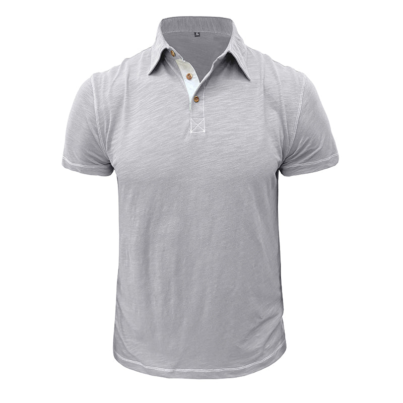 Malachy Timeless Elegant Polo - Charlotte & Willow, front view
