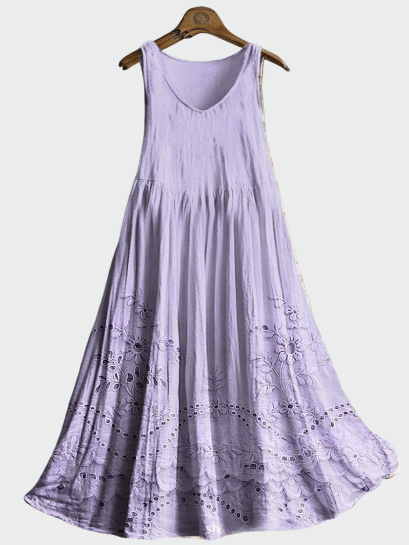 Inès - Robe Dentelle Anglaise