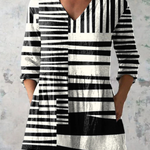 Caoimhe V Neck Long Blouse - Charlotte & Willow
