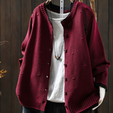 Élodie - Chic Textured Cardigan