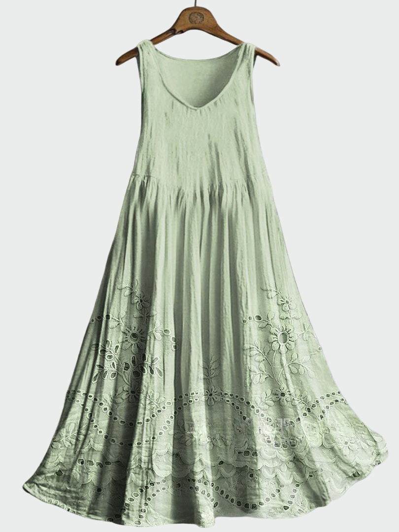 Inès - Robe Dentelle Anglaise