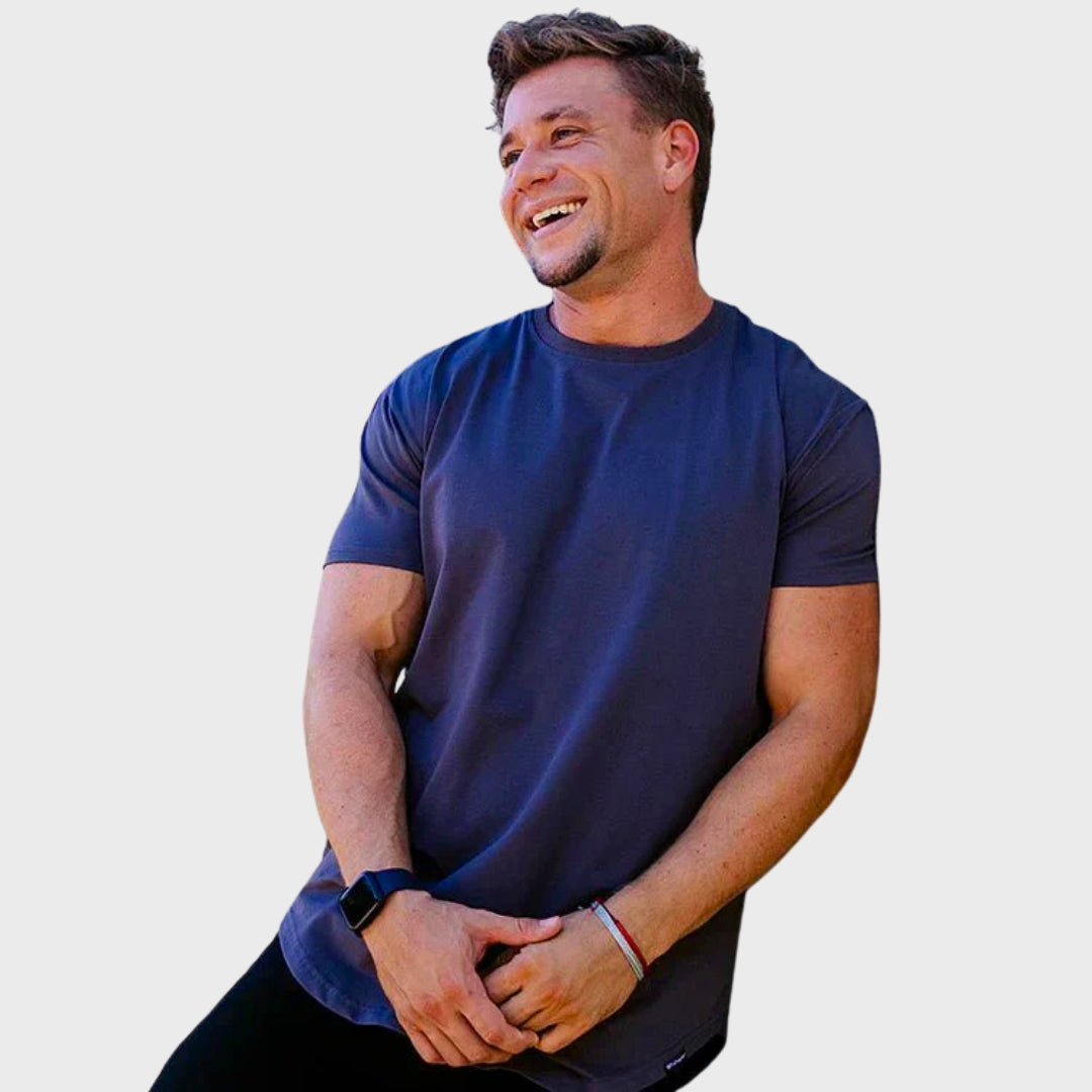 Cian Slim Fit Athletic Tee - Charlotte & Willow, styled look