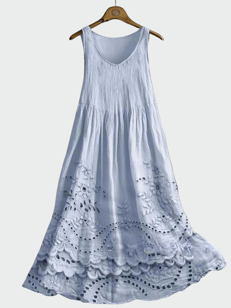 Inès - Robe Dentelle Anglaise