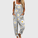 Soft Dungarees with Daisies and Bees - Charlotte & Willow