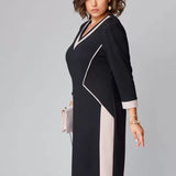 Alexa™ Elegant V-neck dress