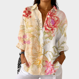 Damhnait - Vibrant Lightweight Printed Blouse